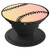 Black Baseball Softball On Pink Yellow PopSockets Grip and Stand for Phones and Tablets