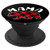 Christmas Buffalo Mama Bear Pattern Plaid Red White & Black - PopSockets Grip and Stand for Phones and Tablets