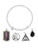 Cousin DIY 34709890 Harry Potter - Deathly Hallows Bracelet Bangle Kit, Officially Licensed, Black