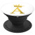 Crown, Gold Letter A Initial Monogram, White - PopSockets Grip and Stand for Phones and Tablets