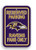 Fremont Die NFL Baltimore Ravens Plastic Parking Sign