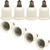 8pcs E12 to E26 Lamp Bulb Base Socket Lamp Holder Converter Adapter for Lamp Converter, LED Lamp Socket Adapter
