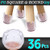 36pcs Chair Leg Caps Silicone Floor Protector Furniture Table Feet Covers,Fit Both Round & Square Chair Leg