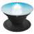 White Pineapple Dark And Light Blue Sky Sunset Design - PopSockets Grip and Stand for Phones and Tablets