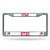 Rico Industries NCAA Utah Utes Standard Chrome License Plate Frame