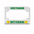 Speedy Pros Vietnam Veteran Heavy Duty Metal Bike Motorcycle License Plate Frame Holder