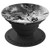 Ghost Marble Black And White Stone Granite Opal - PopSockets Grip and Stand for Phones and Tablets