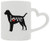 Labrador Retriever Gift Love Dog Paw Prints Dog Owner Gifts Lab Dog Lover Heart Handle Gift Coffee Mug Tea Cup Heart Handle