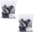 Universal Medium Binder Clips, Steel Wire, 5/8" Cap, 1-1/4" Wide-Black/Silver, 72 Clips