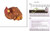 Dollhouse Miniature Hens W/3 Chicks, Brown
