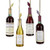 Kurt Adler Acrylic Wine Bottle Christmas Ornaments 4 Assorted