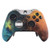 eXtremeRate Orange Star Universe Patterned Faceplate Cover, Soft Touch Front Housing Shell Case, Comfortable Soft Grip Replacement Kit for Xbox One Elite Controller Model 1698