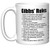 NCIS Gibbs' Rules Coffee Mug (Newest edition)