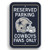 Fremont Die NFL Dallas Cowboys Plastic Parking Sign