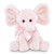 Bearington Baby Pinky Plush Pink Elephant Stuffed Animal, 12 Inches