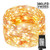 Decute 99ft 300 LEDs Copper Wire Starry String Lights 8 Modes, Christmas Fairy Lights with UL Certified for Party Wedding Bedroom Christmas Tree, Warm White