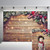 Mocsicka Christmas Backdrop Rustic Wood Background Photography for Newborn Baby 7x5ft Glitter Xmas Decorations Backdrops Photo Booth Props