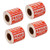 SJPACK 2000 Fragile Stickers 4 Rolls 2" x 3" Fragile - Handle with Care - Thank You Shipping Labels Stickers (500 Labels/Roll)