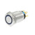 Uxcell 24V Flat Shape Momentary LED Stainless Push Button Switch