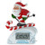 Hallmark Keepsake 2017 Santa Skiing Countdown to Christmas Clock Christmas Ornament With Light