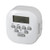 Westek TE1606WHB Weekly Digital Round Timer, Duel Grounded Outlet, White