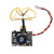 AKK A2 5.8Ghz 200mW FPV Transmitter Raceband 600TVL 1/4 Cmos Mini FPV Micro AIO Camera with Clover Antenna for FPV Drone