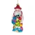 BestPysanky Diver Santa on The Beach Blown Glass Christmas Ornament 5.9 Inches