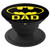 Batman Bat Dad Shield Logo PopSockets Grip and Stand for Phones and Tablets
