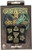 Q WORKSHOP Celtic 3D Dice Beige/Black (7) Board Game