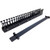 1U 25 Slot Easy Access Lid Cable Manager (Plastic Fingers/Metal Base & Lid) Server Rack Wire Management System