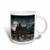 3dRose 181746_2 A A Halloween Haunted House In The Night With Ghosts And Creatures Ceramic Mug, 15 oz, White