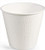 Monarch Abode Classic White Monarch Hand Hammered Metal Wastebasket