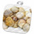 3D Rose Shells by The Sea Shore-Summer-Beach Theme Pot Holder 8" x 8"