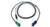IOGEAR USB KVM Bonded Cable 6-Feet with USB and VGA Connections, G2L5202UTAA