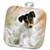 3D Rose Jack Russell Terrier Pot Holder 8" x 8"