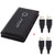 KVM USB 2.0 or USB 3.0 Switch Selector 2 Port PCs Sharing 4 Devices for Keyboard Mouse Scanner Printer (USB 2.0)
