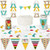 Big Dot of Happiness Let's Fiesta - Diy Pennant Banner Decorations - Mexican Fiesta Triangle Kit - 99 Pieces