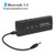 Bluetooth 5.0 Audio Transmitter Receiver, Goojodoq 3 in 1 Portable Bluetooth Adapter, Built-in 300mAh Battery Transmitter and Receiver for PC TV, Wired Speaker and Headphones, Car Stereo Sound System