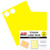 JAM PAPER Circle Label Sticker Seals - 1 2/3 Inch Diameter - Yellow - 120 Round Labels/Pack