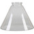 XIDING Funnel Shape Clear Glass Shade Cylinder Glass Shade Replacement Modern Elegant Style Highly Transparent Wall Sconces Shades Pendant Lighting Fixture Shade, Perfect DIY Accessories