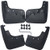 biosp Front & Rear Molded Splash Guard Fender Mud Flaps Cover PP Fits Volkswagen Tiguan 2010-2017