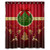 ZHANZZK Merry Christmas Xmas Greeting New Years Christmas Tree Gold Crystals Bathroom Shower Curtain 60x72 Inches