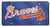 MLB Atlanta Braves (Nave Base) Laser-Cut Auto Tag