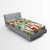 Ambesonne Christmas Fitted Sheet, Xmas Elements with Candies Snowman Fir Sweets Celebration Kids Nursery Theme, Soft Decorative Fabric Bedding All-Round Elastic Pocket, Twin Size, Orange White