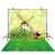 Allenjoy 5x7ft Fairy Spring Backdrop Easter Bokeh Green Grass Forest Rose Flowers Bear Guitar Windmill Wonderland Kids Children Photography Background Decoration Photo Studio Props