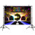 Allenjoy 7x5ft Happy Birthday Theme Backdrop Pixel Pac Man Game Photography Background Boy Baby Shower Party Cake Table Decoration Banner Photo Booth Studio Props