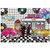 Allenjoy 7x5ft Back to 50s Theme Retro Backdrop 1950s Rock Roll Diner Rockin Party Supplies Sock Hop Classic Disco Crazy Dance Prom Birthday Decorations Studio Portrait Photography Props Favors