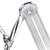 Chrider Handheld Shower Head with Hose High Pressure 5 Spray Settings Massage Spa Detachable Hand Held Showerhead Chrome Face with 60 Hose and Adjustable Bracket
