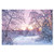 Funnytree 7x5ft Winter Wonderland Backdrop for Photography Snow Forest Landscape Party Background Snowflakes Tree Scene Baby Shower Birthday Portrait Cake Table Decorations Photo Booth Studio Banner