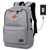 School Backpack, Lightweight Student Laptop Bookbag for Teen Boys Girls-Grey